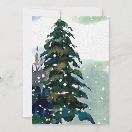 Het is koud buiten het Baby shower van de kerstboo Kaart (Achterkant)