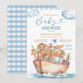 Het is koud buiten het Baby shower van de kerstver Kaart (Voorkant / Achterkant)