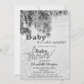 Het is koud buiten het Baby shower van de Zilveren Kaart (Voorkant)