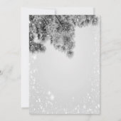 Het is koud buiten het Baby shower van de Zilveren Kaart (Achterkant)