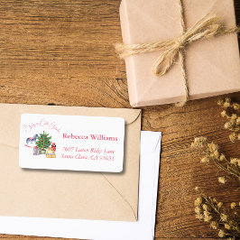 Het is koud buiten het Baby shower van het winterr Etiket