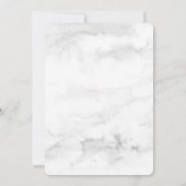 Het is koud buiten het winterbos grijs Baby shower Kaart (Achterkant)