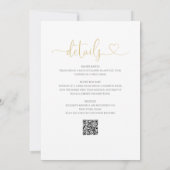 Het is koud buiten in één Baby shower Kaart (Achterkant)