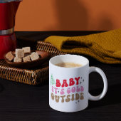 Het is koud buiten: Kerst Drink koffie Mok