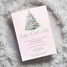 Het is koud buiten kerstmeisje baby shower