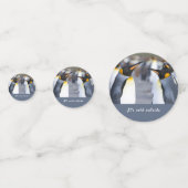 Het is koud buiten King Penguin foto met tekst Confetti (Voorkanten)