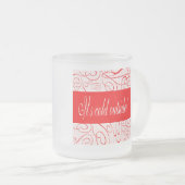 Het is koud buiten matglas koffiemok (Voorkant rechts)