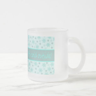 Het is koud buiten matglas koffiemok