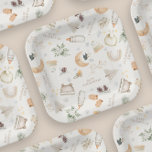 Het is koud buiten Neutraal Winter Baby shower Papieren Bordje<br><div class="desc">Een schattig baby showers bord voor het winterseizoen in neutraal gedempte kleuren. Met baby-accessoires,  speelgoed en winterelementen. Ontwerp om te passen aan mijn "baby het is koud buiten thema" Als je stukken nodig hebt die niet in het collectie zitten,  laat het me weten (Maria). Blij om te helpen!</div>