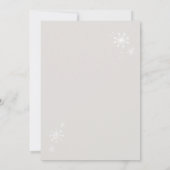 Het is koud buiten Peter Rabbit Arch baby shower Kaart (Achterkant)