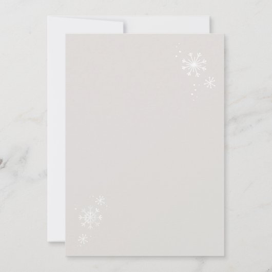 Het is koud buiten Peter Rabbit Arch baby shower Kaart (Achterkant)