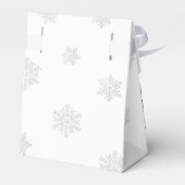 Het is koud buiten Roze strik baby shower favor bo Bedankdoosjes (Achterkant)