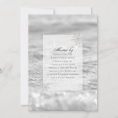 Het is Koud Buiten Roze Waterverf Baby shower Invi Kaart (Achterkant)