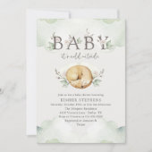 Het is koud buiten Winter Baby Shower Schattige Vo Kaart (Voorkant)