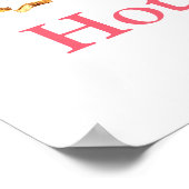 Het is koud buiten Winter Hot Cocacaoband Baby sho Poster (Hoek)