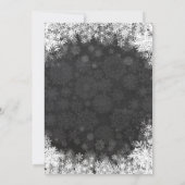 Het is koud buiten Winter Sneeuwvlok Baby Shower Kaart (Achterkant)