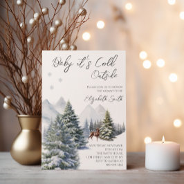 Het is koud buiten Winter Wonderland Genderneutraa Kaart