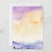 Het is koud buiten Winter Wonderland Violet Kaart (Achterkant)