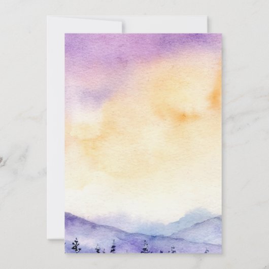 Het is koud buiten Winter Wonderland Violet Kaart (Achterkant)