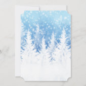 Het is Koud Buiten Wonderland Forest Baby shower Kaart (Achterkant)