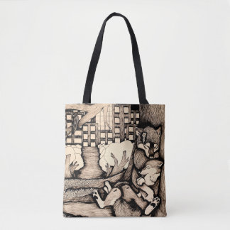 "Het is koud daarbuiten" Tote Bag