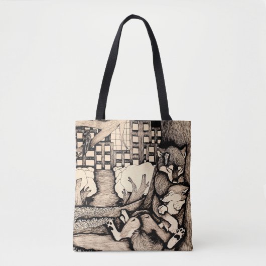 "Het is koud daarbuiten" Tote Bag (Voorkant)