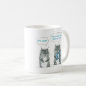 Het is koud! Je had een Scarf Funny Mug moeten dra Koffiemok (Voorkant rechts)