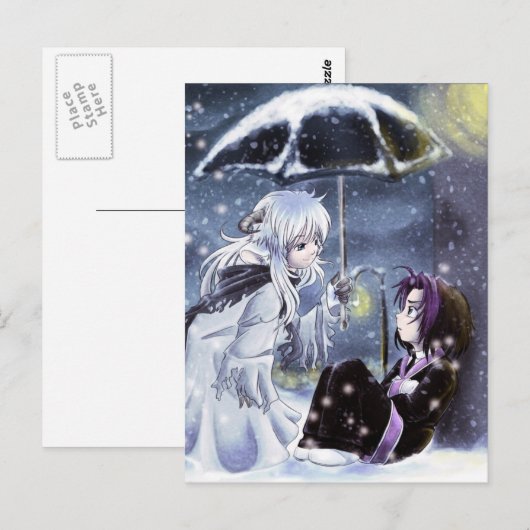 Het is Koude Buitenkant Briefkaart (Voorkant / Achterkant)