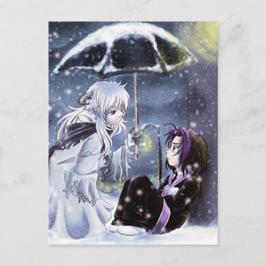 Het is Koude Buitenkant Briefkaart (Voorkant)