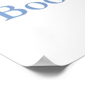 Het is Koude buitenkerstboeken voor Baby shower Poster (Hoek)