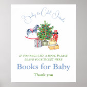 Het is Koude buitenkerstboeken voor Baby shower Poster (Voorkant)