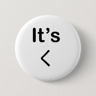 Het is Ku Ronde Button 5,7 Cm