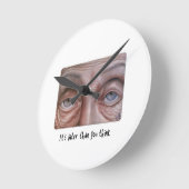 Het is later dan je denkt ronde klok (Hoek)