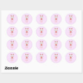 Het is lentestijd T-Shirt Ronde Sticker (Vel)