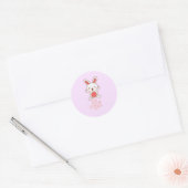 Het is lentestijd T-Shirt Ronde Sticker (Envelop)