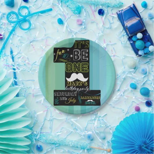 HET IS LEUK OM ÉÉN 1e verjaardagspapier Bord TE ZI (Feest)