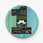 HET IS LEUK OM ÉÉN 1e verjaardagspapier Bord TE ZI (Voorkant)