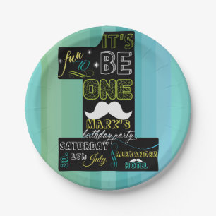 HET IS LEUK OM ÉÉN 1e verjaardagspapier Bord TE ZI