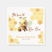 Het is leuk om een honingbij verjaardag te zijn servet (Voorkant)