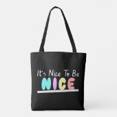 Het is leuk om een leuke Canvas tas te zijn (Achterkant)