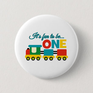 Het is leuk om een te zijn ronde button 5,7 cm
