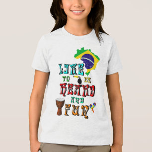 Het is leuk om gehoord en leuk te worden Tri-Blend shirt