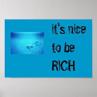 Het is leuk om RICH poster te zijn.