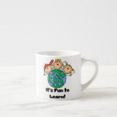 Het is leuk om te leren espresso kop (Rechts)
