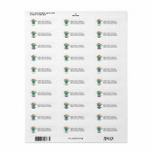 Het is leuk om te leren etiket (Full Sheet)