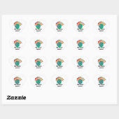 Het is leuk om te leren hart sticker (Vel)