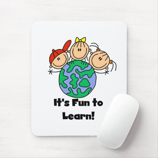 Het is leuk om te leren muismat (Met muis)