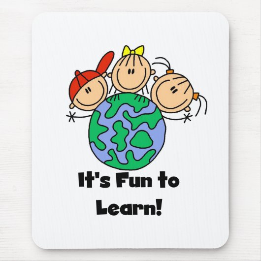 Het is leuk om te leren muismat (Voorkant)