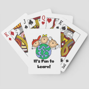 Het is leuk om te leren pokerkaarten