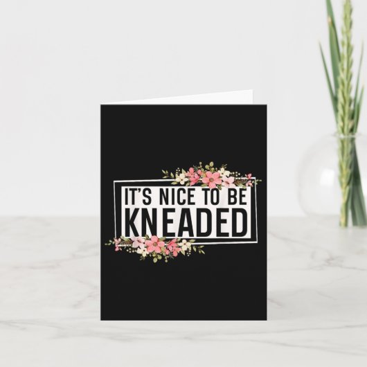 Het is leuk om te worden gekneed grappige massage kaart (Voorkant)